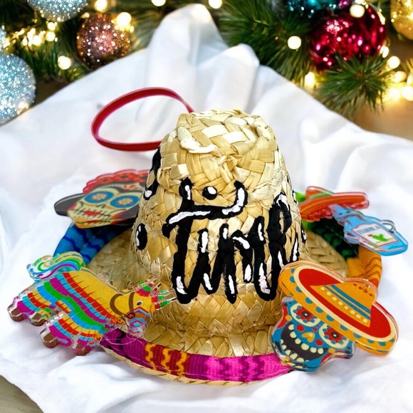 Sombrero "Fiesta Time!" Handmade Christmas Ornament - 2024 Edition✨🎉 - Picture 10 of 14